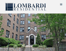 Tablet Screenshot of lombardiresidential.com